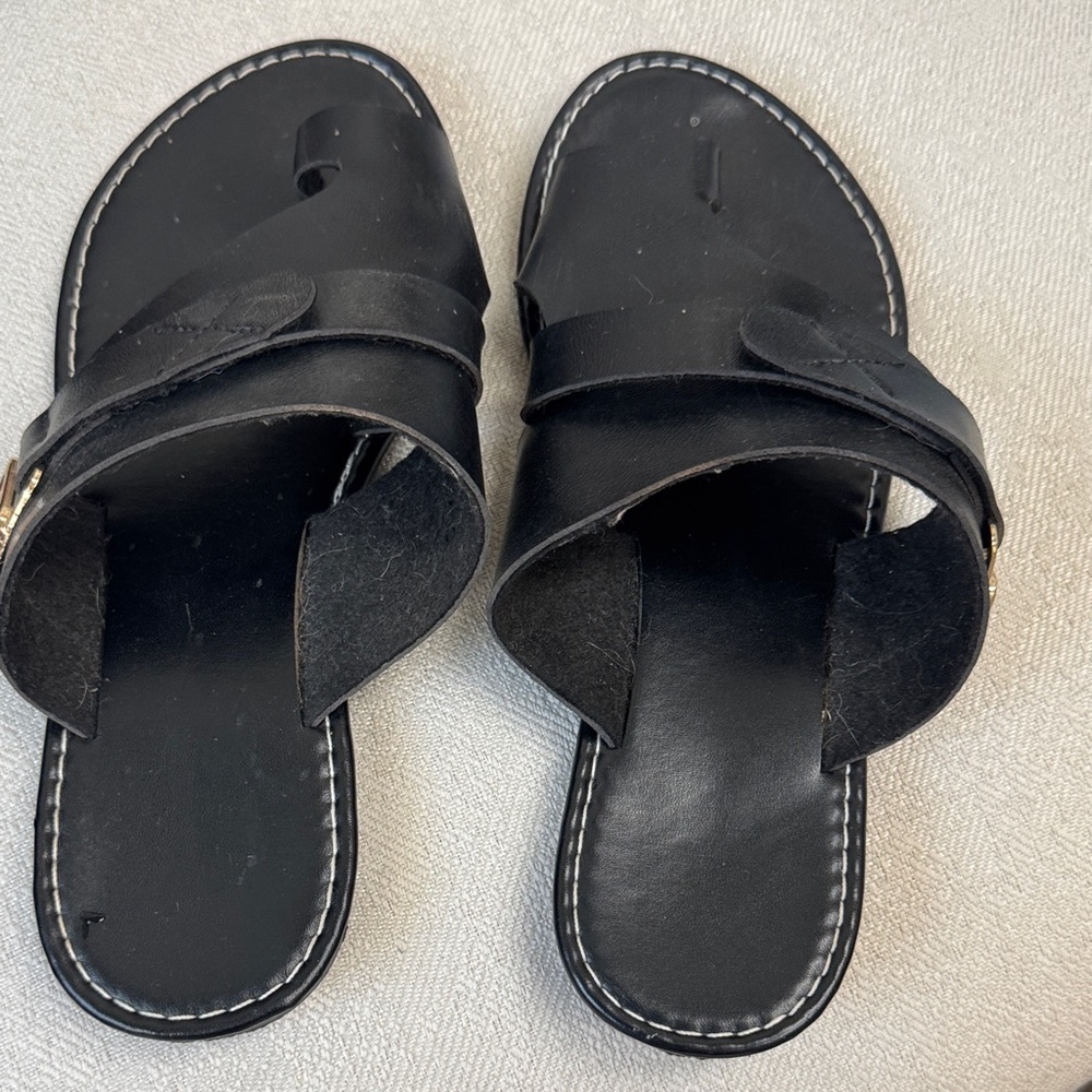 Black Women's Slide Sandals